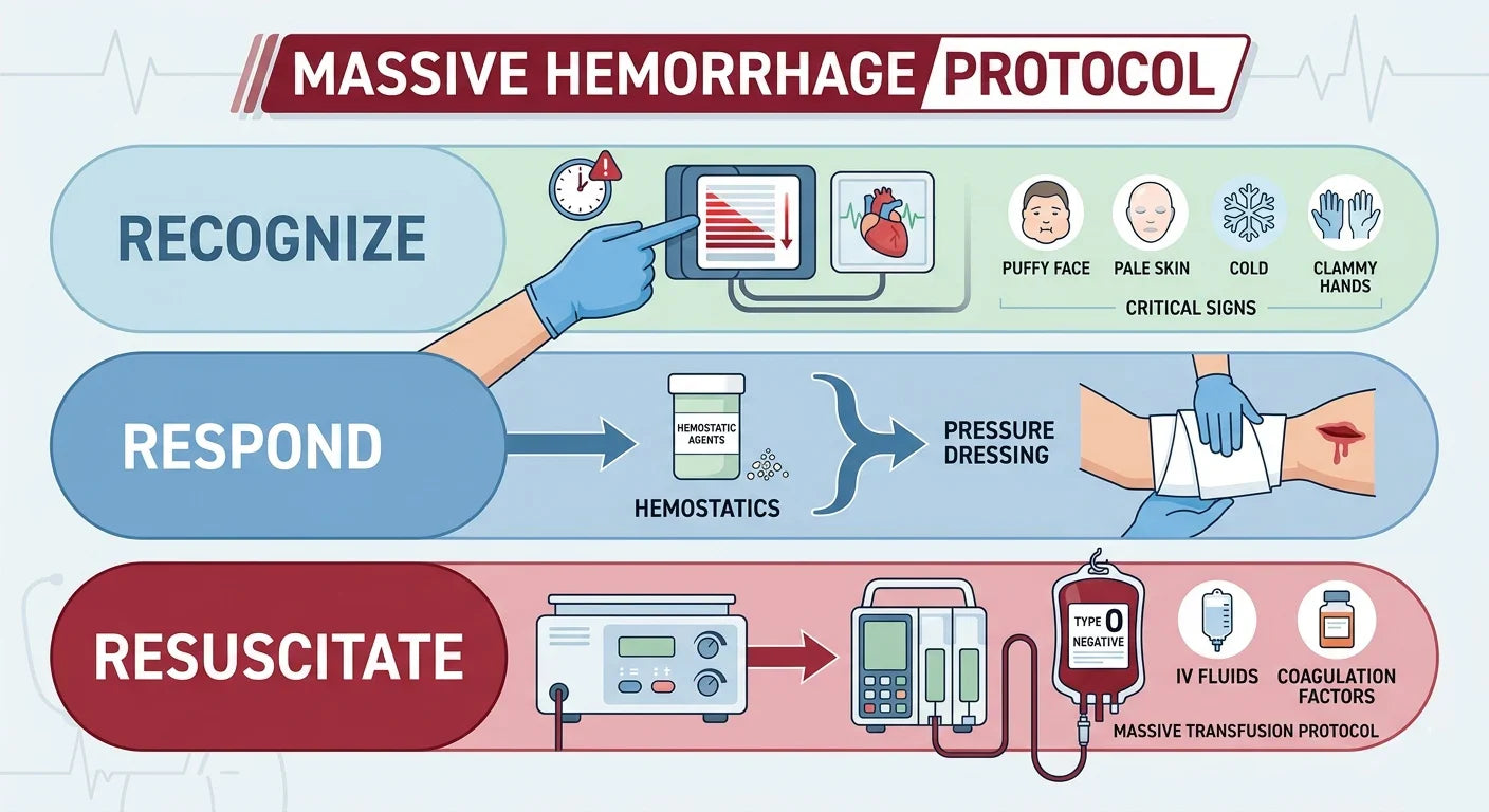 Professional home wound care kit and advanced medical dressings organized on a clean surface for emergency preparedness.