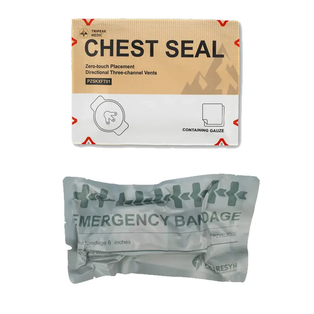 FlareSyn Emergency Trauma Compression Bandage 6" & Chest Seal - Core Specifications and Detailed View