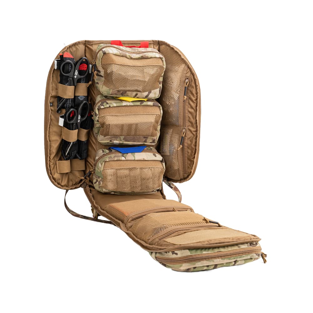 FlareSyn F9 IFAK Tactical Medical First Aid Bag – 4-6 Combatant - FlareSyn