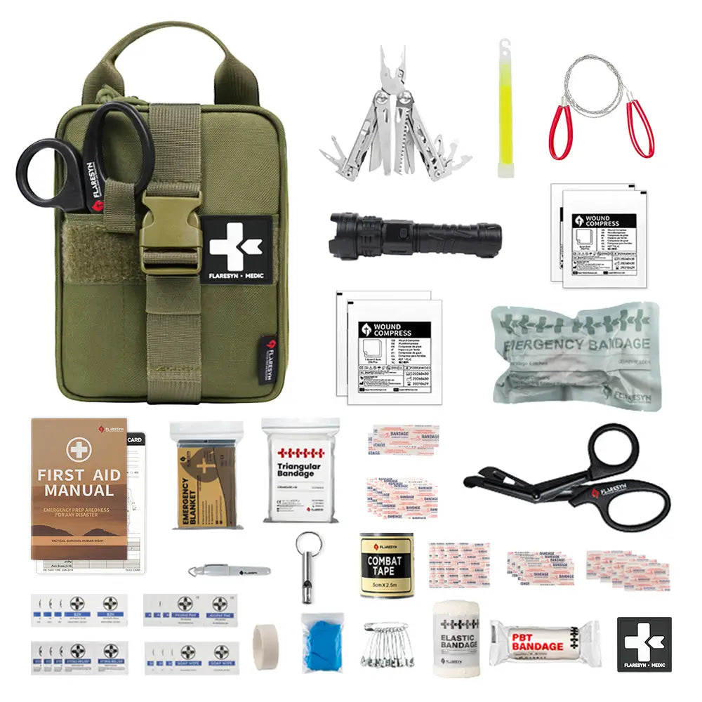 FlareSyn outdoor trauma kit MOLLE attachment