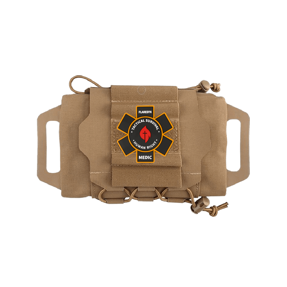 FlareSyn Rapid-Deploy EDC MOLLE Pouch - Tactical Gear Field Deployment