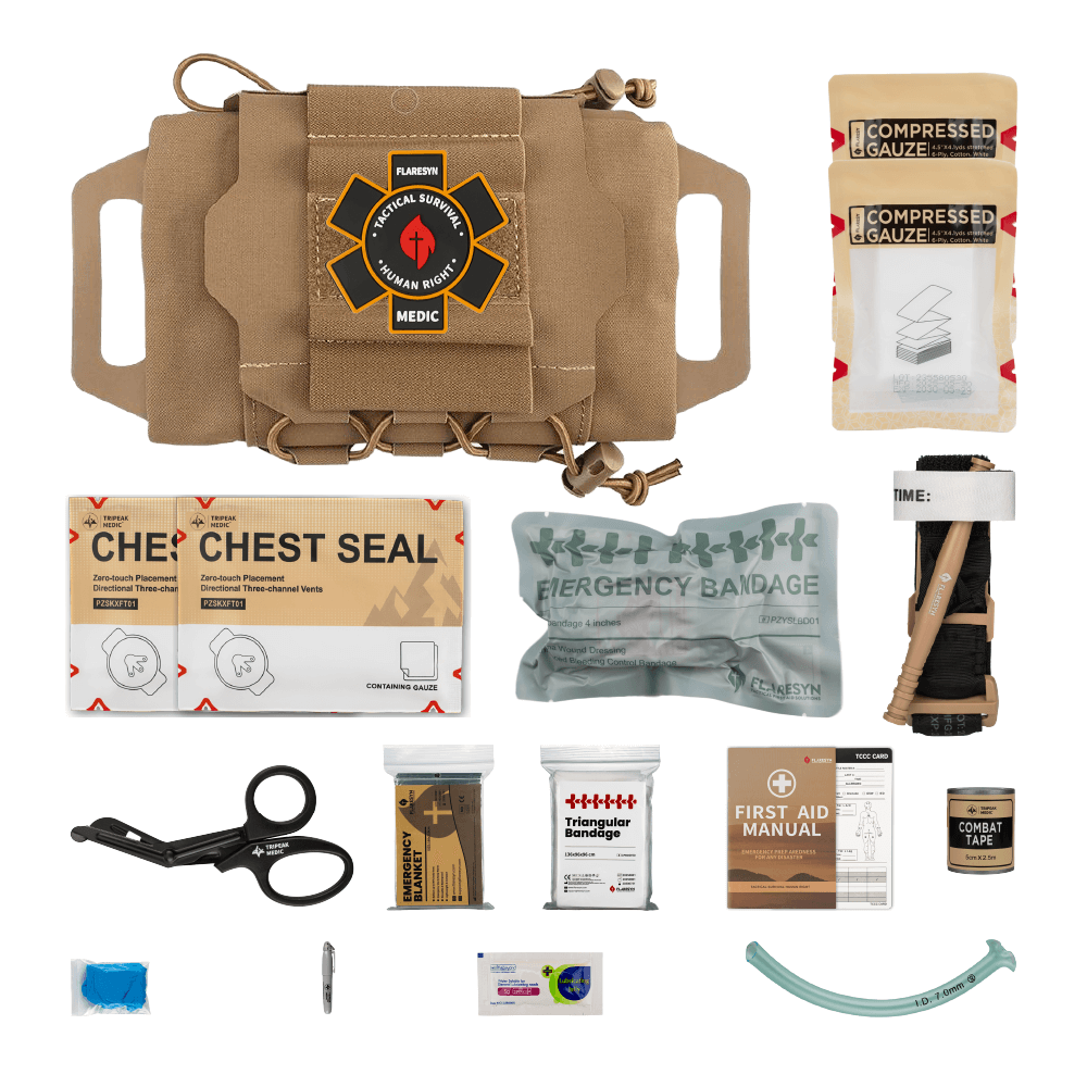 FlareSyn Rapid-Deploy EDC MOLLE Pouch - Internal Layout and Component Specifics