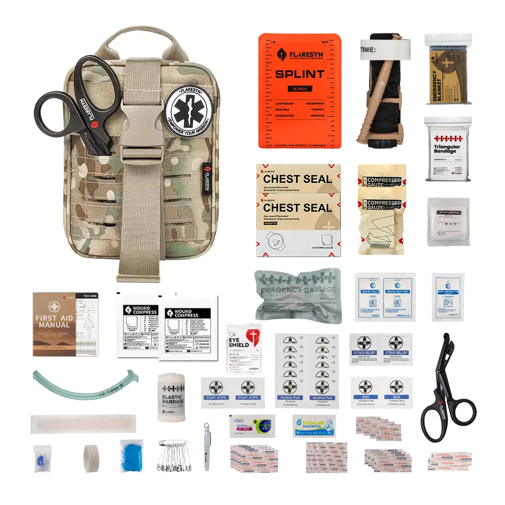 FlareSyn SE Tactical IFAK Kit - Professional Combat Medical Setup