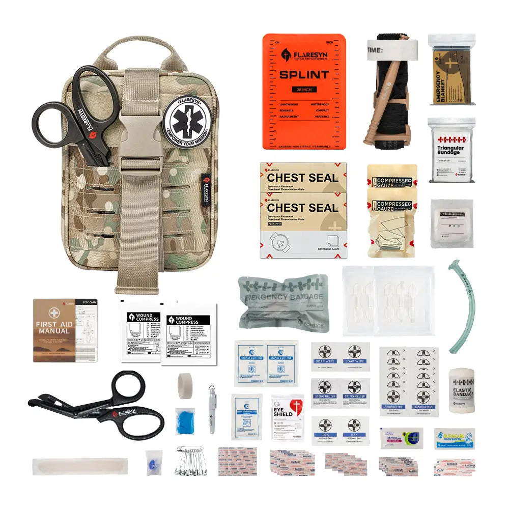 FlareSyn SE Tactical IFAK Kit - Tactical Gear Field Deployment