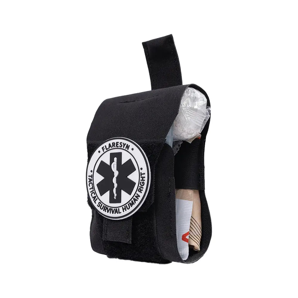 Flaresyn™ Wallet IFAK | Slim EDC Pocket Trauma Kit (Pre-filled)