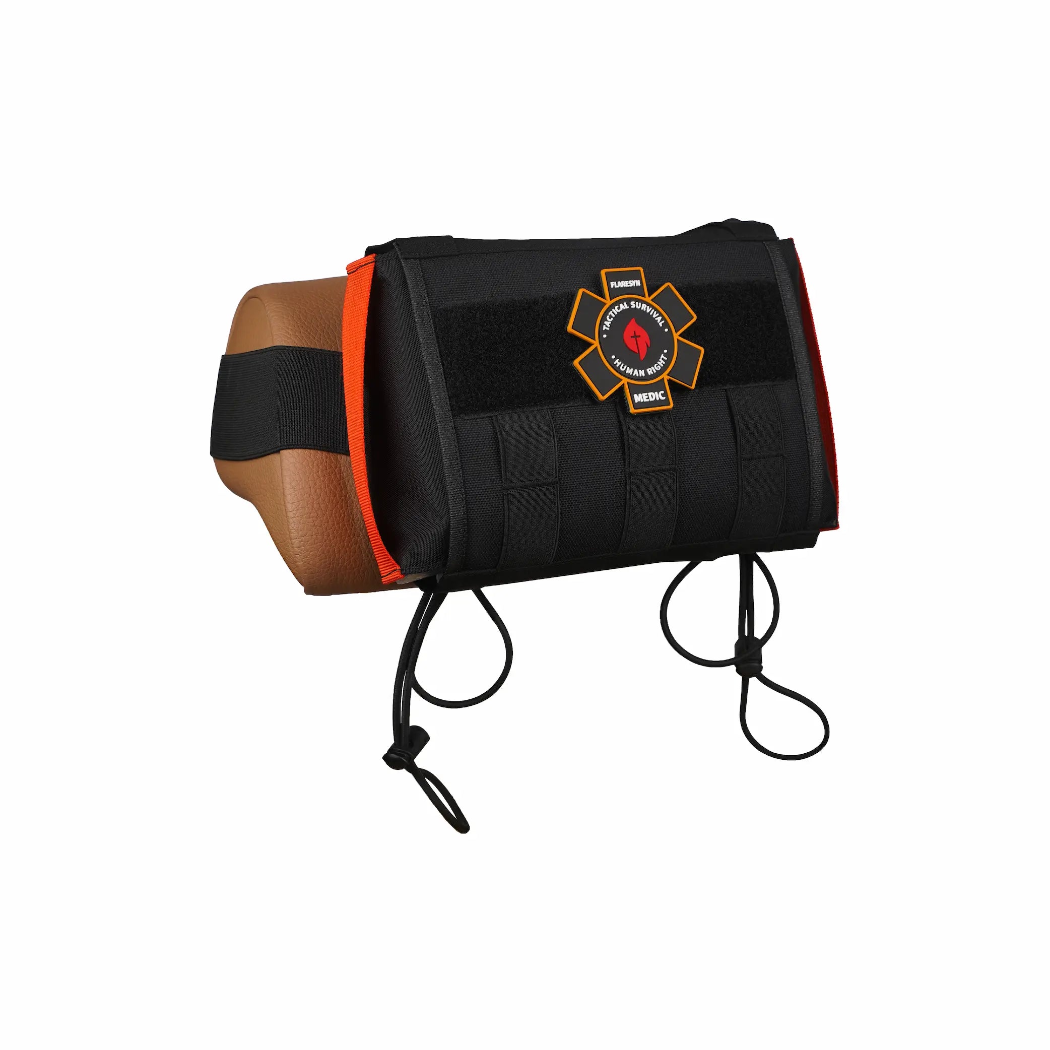 FlareSyn Vehicle Headrest Trauma IFAK Kit - Field Application and Emergency Action