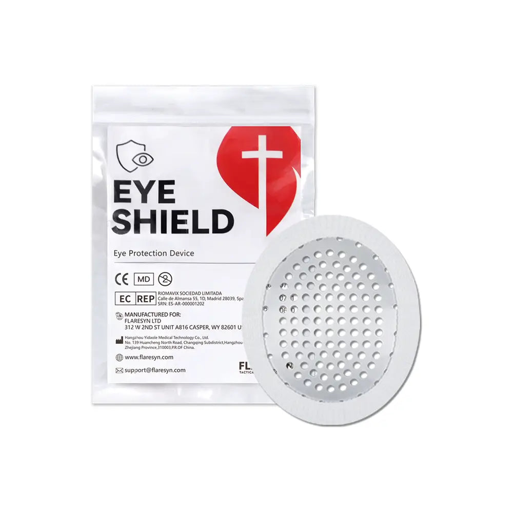 FlareSyn rigid aluminum eye shield