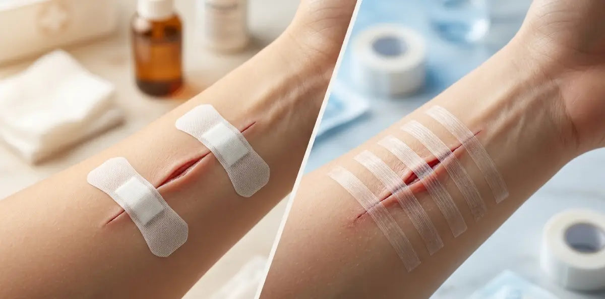 Butterfly Bandage vs Steri Strip