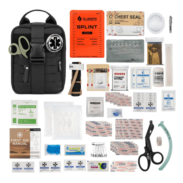 SE IFAK Trauma Kit black WITH ZIP - FlareSyn