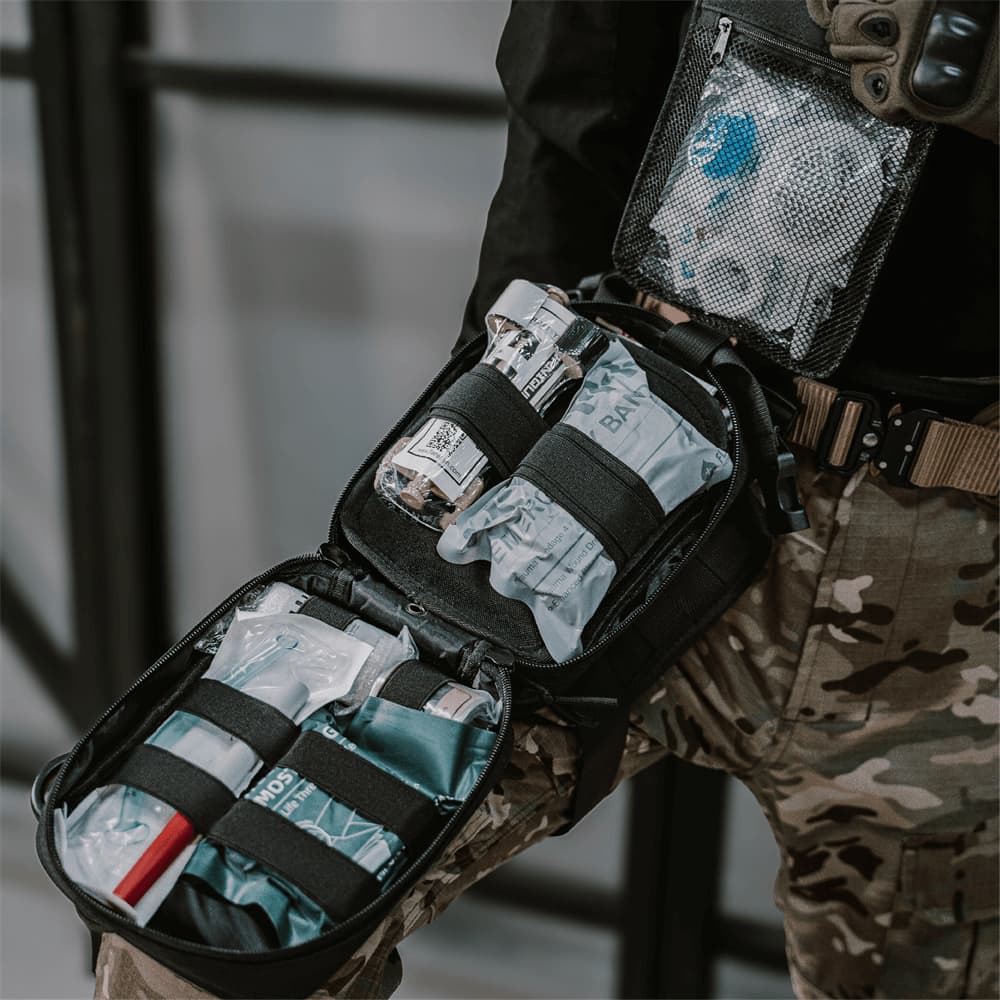 FlareSyn DLK Drop Leg Tactical First Aid Pouch - FlareSyn
