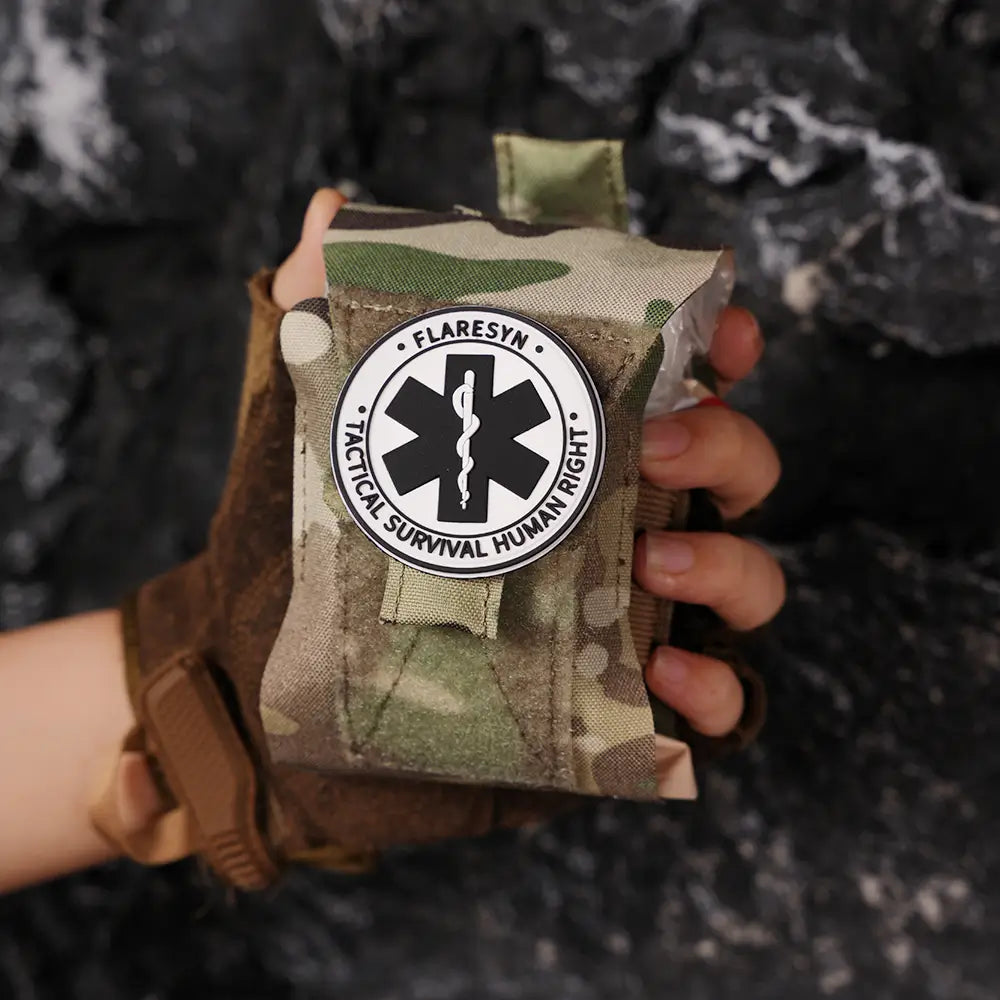 Flaresyn™ Wallet IFAK | Slim EDC Pocket Trauma Kit (Pre-filled)
