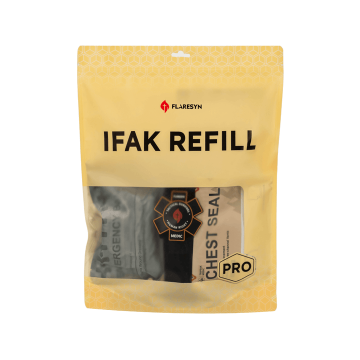 Tactical Trauma Kit(C) -Refill IFAK With Tactical Tourniquet - FlareSyn