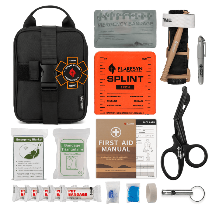 Tactical IFAK First Aid Survival Kit - FlareSyn