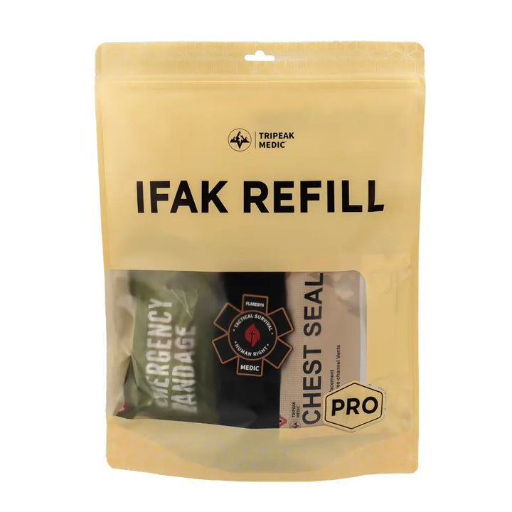 Tactical Trauma Kit(B) - Refill IFAK With Metal Tourniquet - FlareSyn