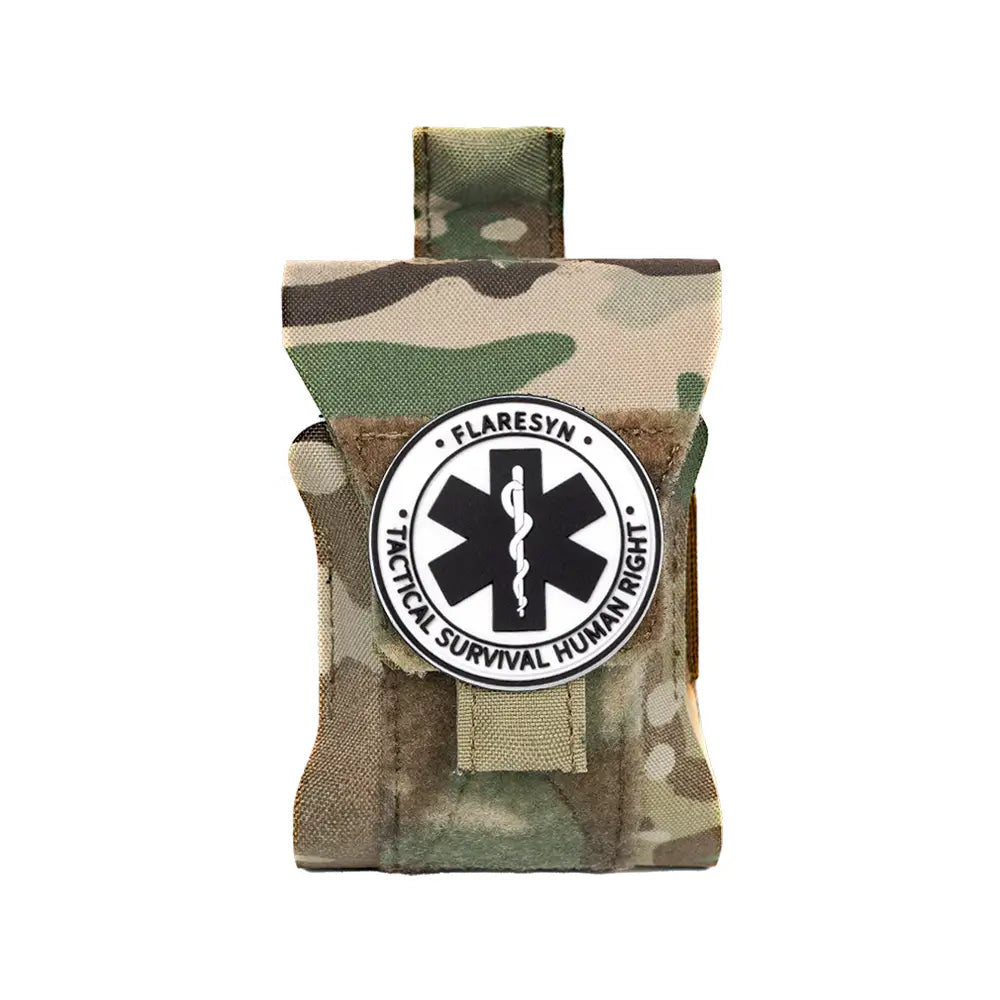 Flaresyn™ Wallet IFAK | Slim EDC Pocket Trauma Kit (Pre-filled)