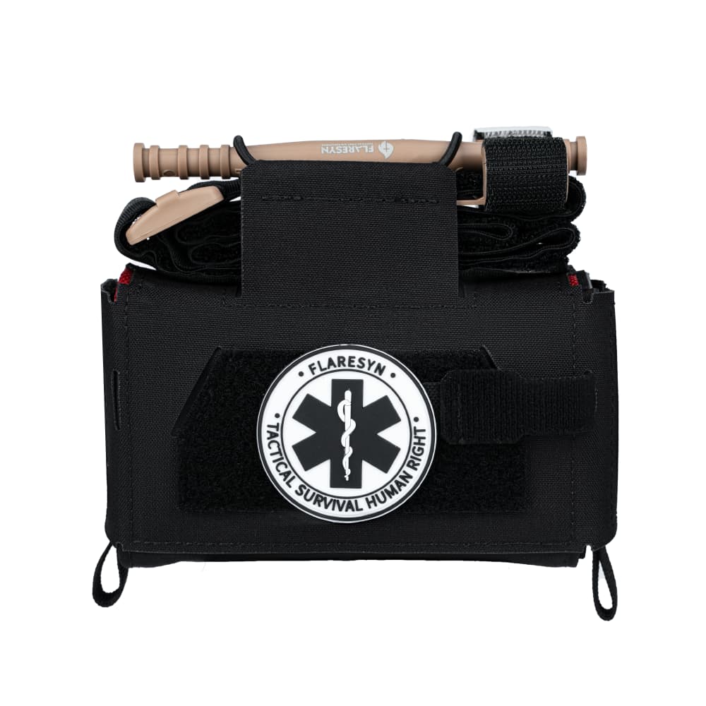 FlareSyn™ Compact Tactical Trauma IFAK Kit (Pre-filled)