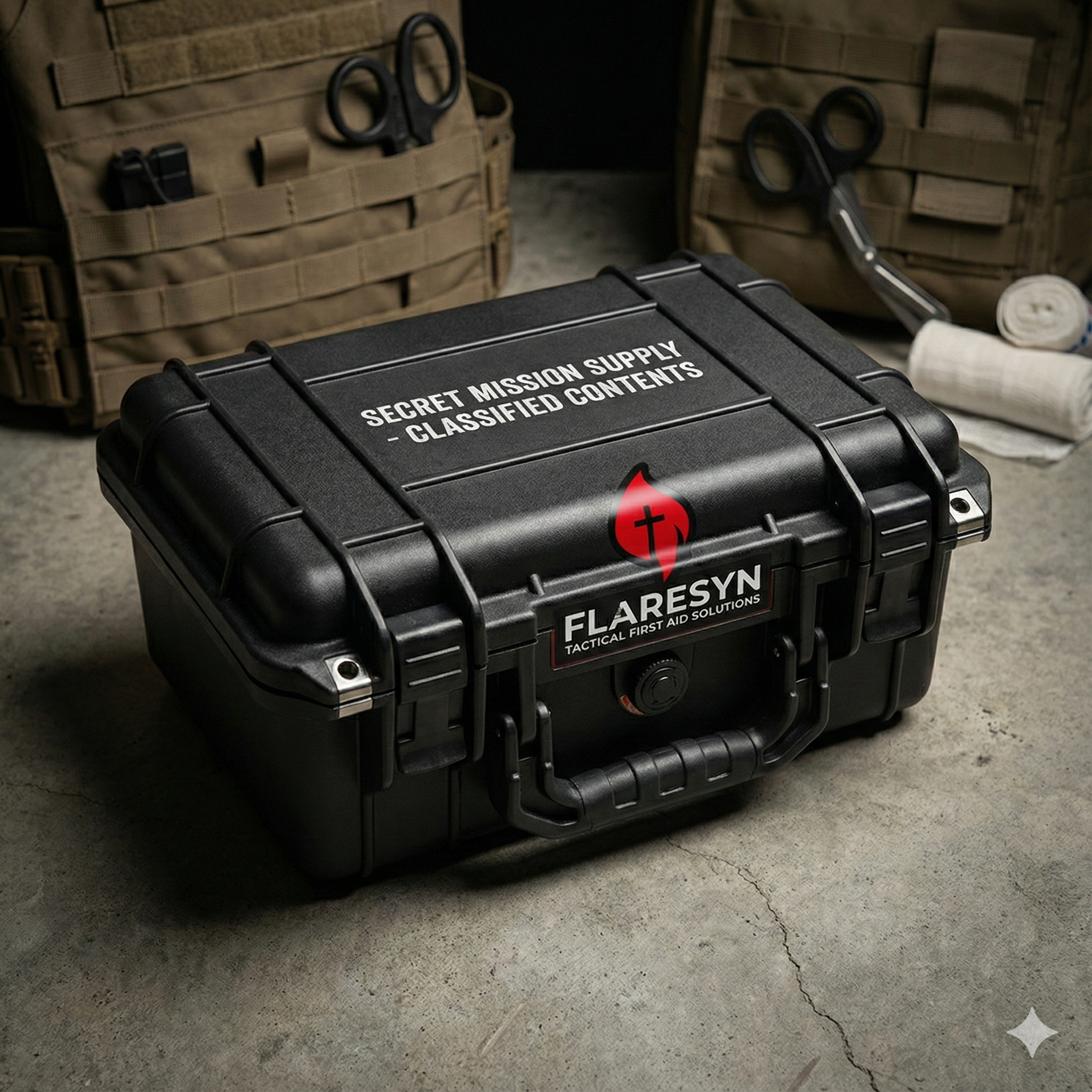 FlareSyn Professional Tactical First Aid Equipment