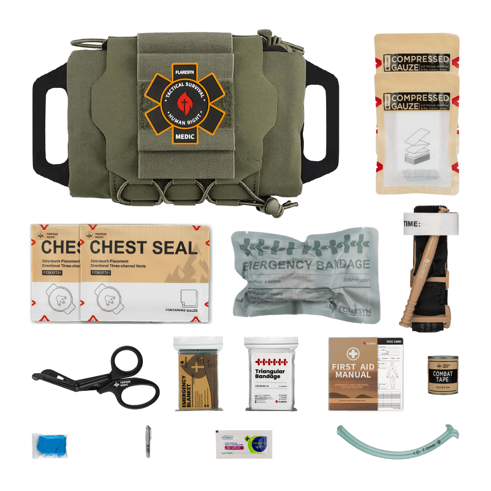 FlareSyn Rapid-Deploy EDC MOLLE Pouch - Field Application and Emergency Action