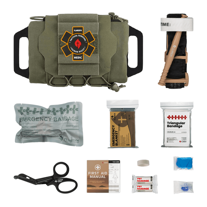 Green Rapid - Deploy EDC MOLLE Pouch - FlareSyn