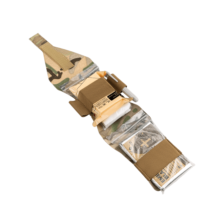 Micro Trauma EDC MOLLE Pouch with Rapid Deploy Tourniquet Sleeve - FlareSyn