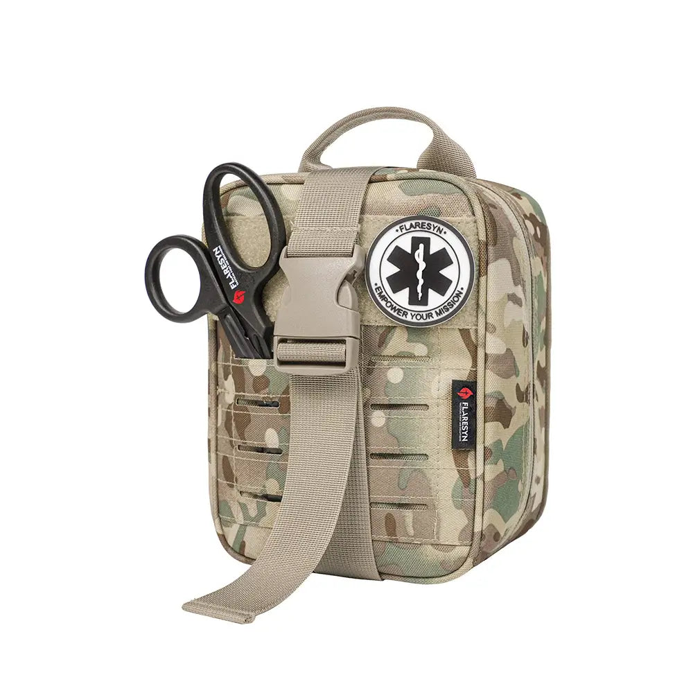 FlareSyn SE Tactical IFAK Kit - Tactical MOLLE Mounting Scenario