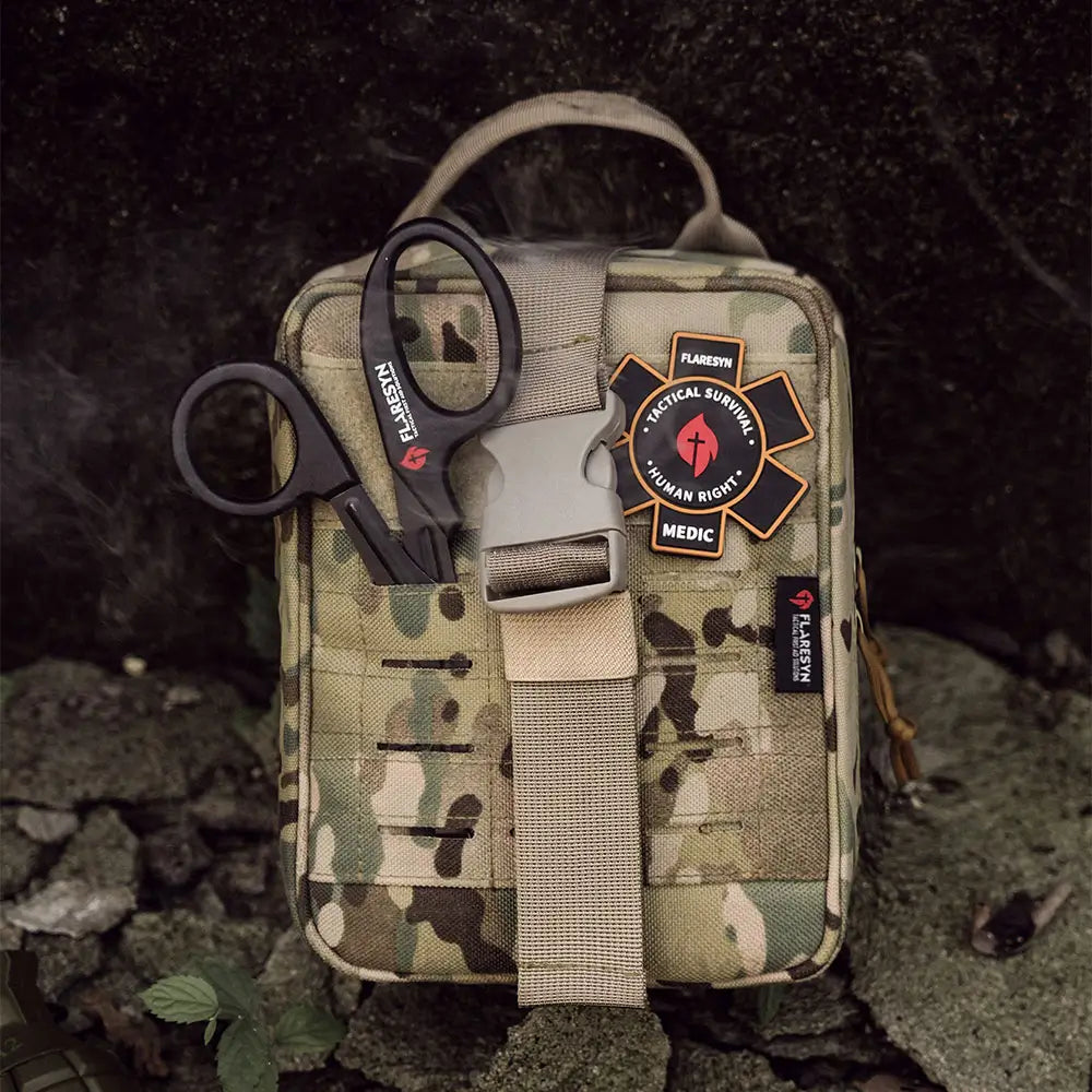 FlareSyn SE Tactical IFAK Kit - Field Application and Emergency Action