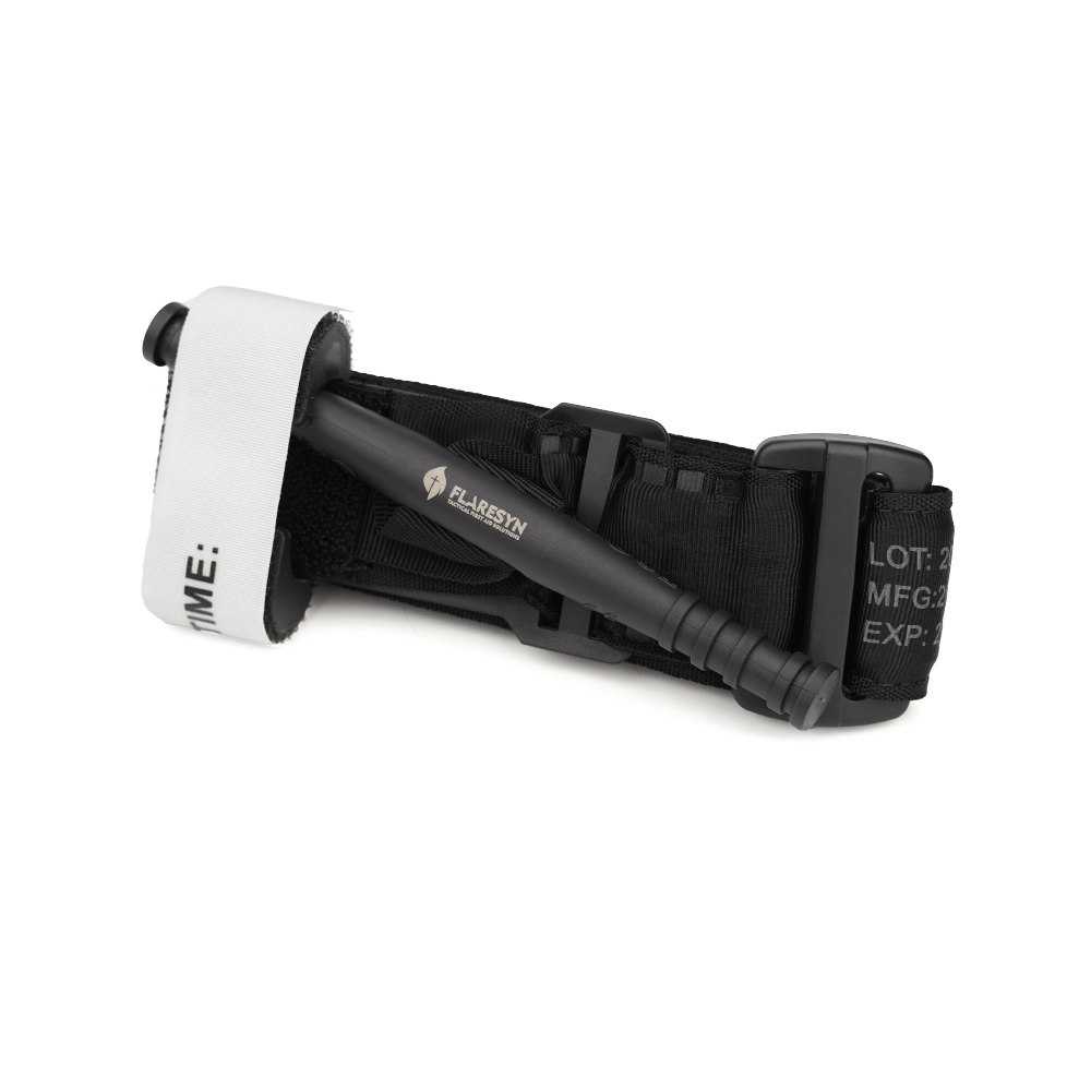 FlareSyn Tactical Windlass Tourniquet - Field Application and Emergency Action
