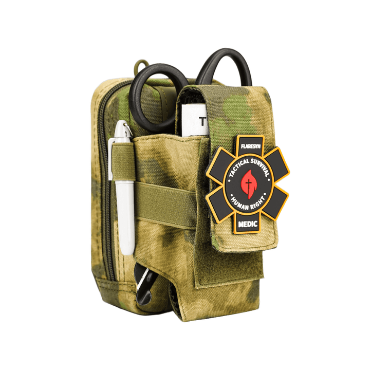 EDC IFAK Trauma Kit Molle Tactical Pouch - FlareSyn