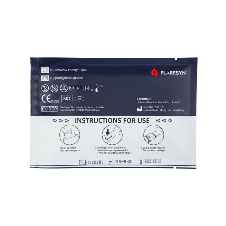 Soluble Hemostatic Gauze - FlareSyn
