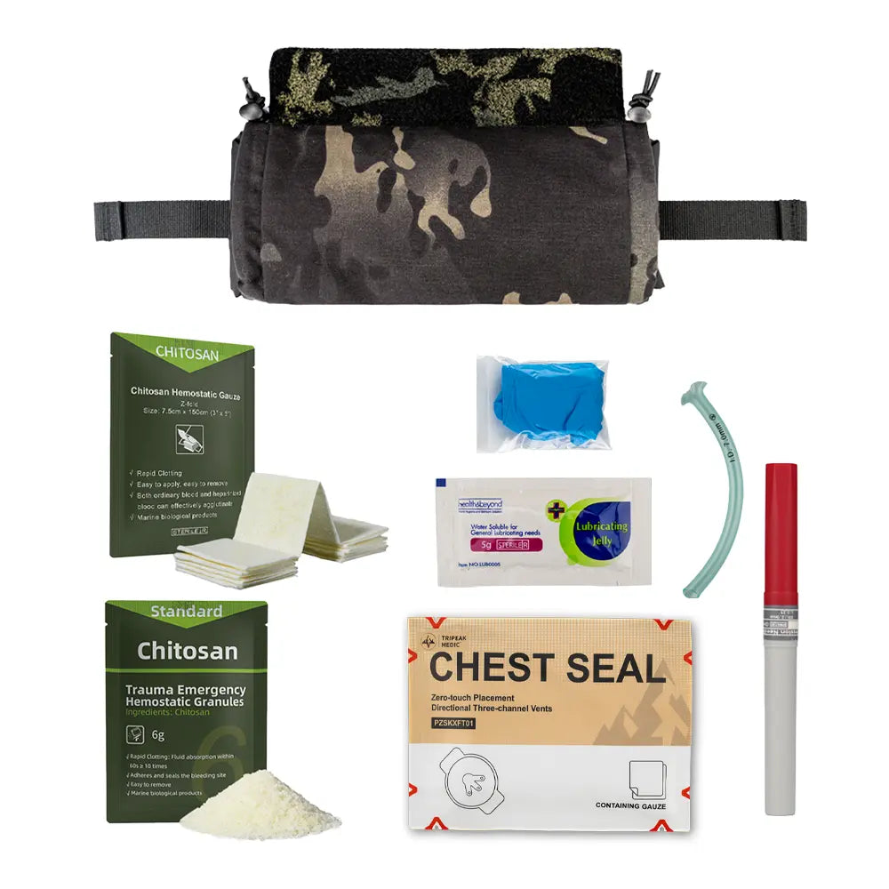 FlareSyn F-Series Quick-Deploy Trauma Pouch - Professional Combat Medical Setup