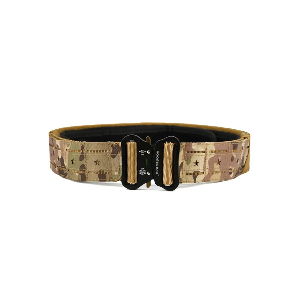 FlareSyn Laser-Cut MOLLE Tactical Duty Belt - Tactical MOLLE Mounting Scenario
