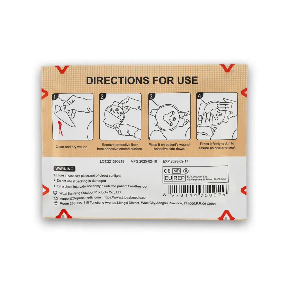 occlusive dressing Advanced Vented Chest Seal Occlusive Dressing