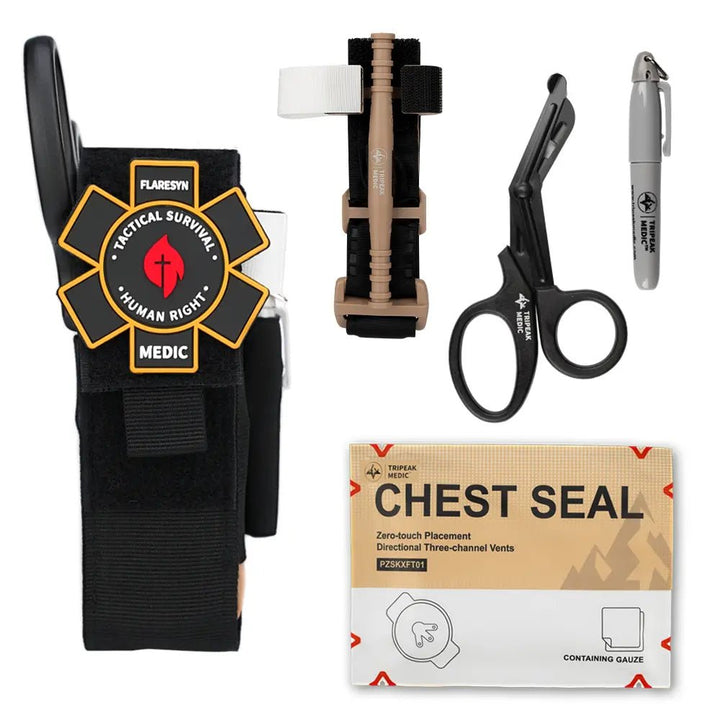 Tourniquet Holder - Portable Medical Kit - MIni IFAK - FlareSyn