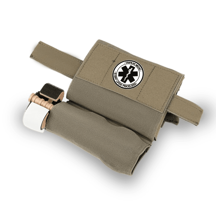 Micro Trauma EDC MOLLE Pouch with Rapid Deploy Tourniquet Sleeve - FlareSyn