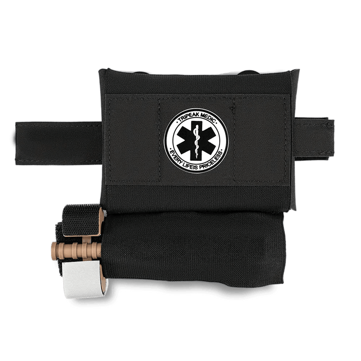 Micro Trauma EDC MOLLE Pouch with Rapid Deploy Tourniquet Sleeve - FlareSyn