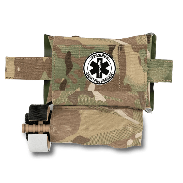 Micro Trauma EDC MOLLE Pouch with Rapid Deploy Tourniquet Sleeve - FlareSyn