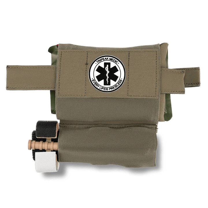 Micro Trauma EDC MOLLE Pouch with Rapid Deploy Tourniquet Sleeve - FlareSyn