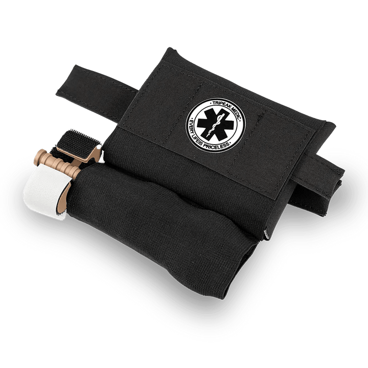 Micro Trauma EDC MOLLE Pouch with Rapid Deploy Tourniquet Sleeve - FlareSyn