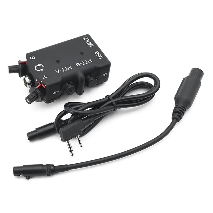 Tactical Dual PTT Radio Adapter - FlareSyn