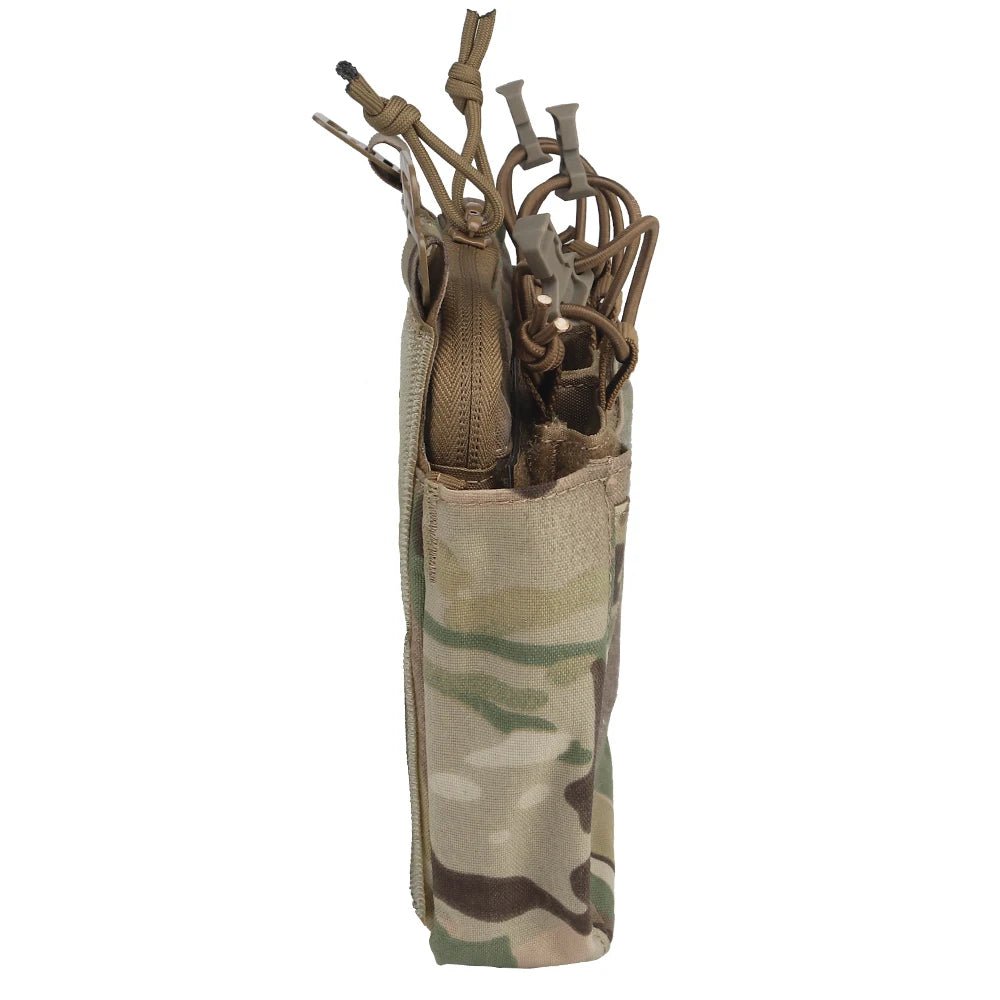 FlareSyn Triple Mag Carrier Tactical Vest - Tactical MOLLE Mounting Scenario