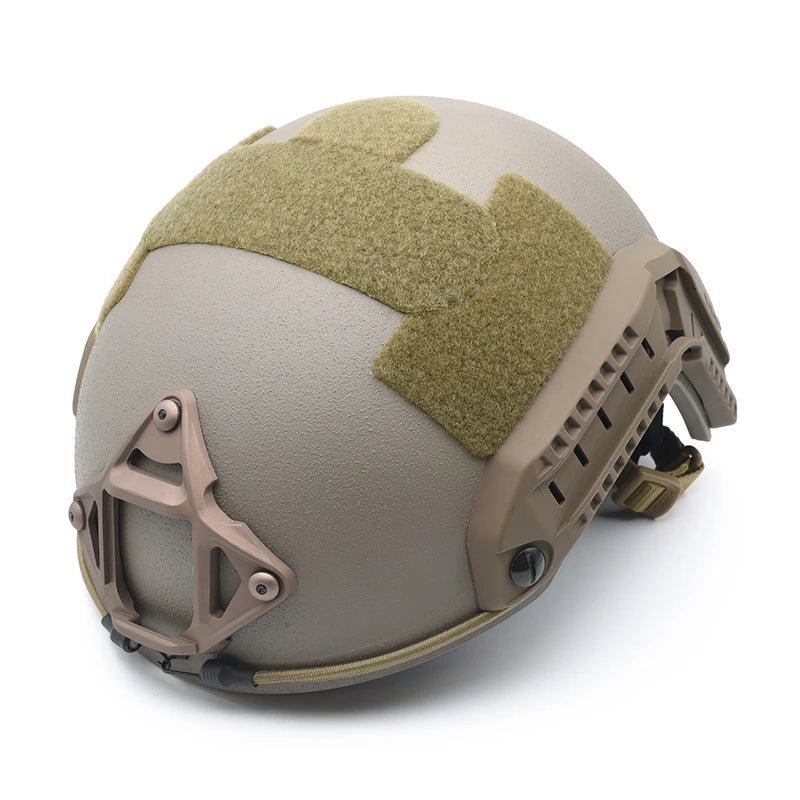 FlareSyn Elite High-Cut Tactical Helmet - Professional Combat Medical Setup