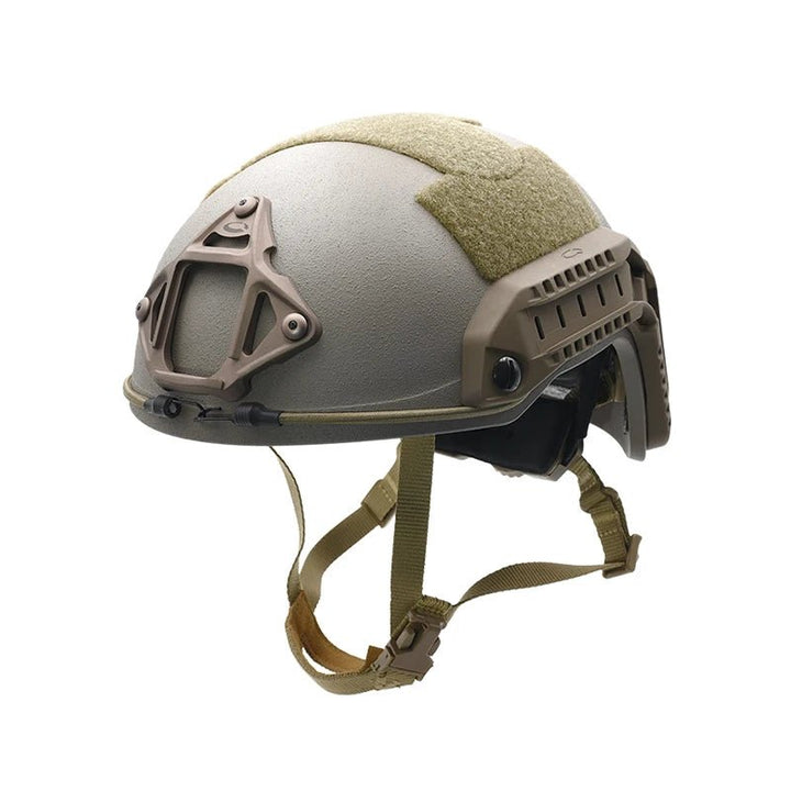 Elite Tactical Helmet DE - High Cut Airsoft Edition - FlareSyn