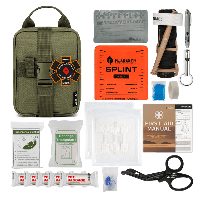 Tactical IFAK First Aid Survival Kit - FlareSyn