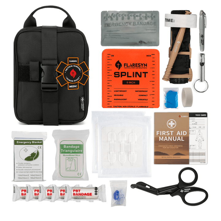 Tactical IFAK First Aid Survival Kit - FlareSyn