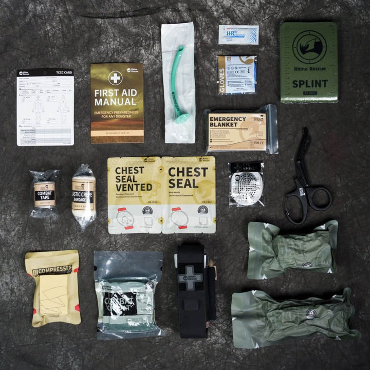 Tactical Trauma Kit(C) - Refill IFAK With Tactical Tourniquet - FlareSyn